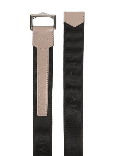 Givenchy logo-embossed strap belt outlook