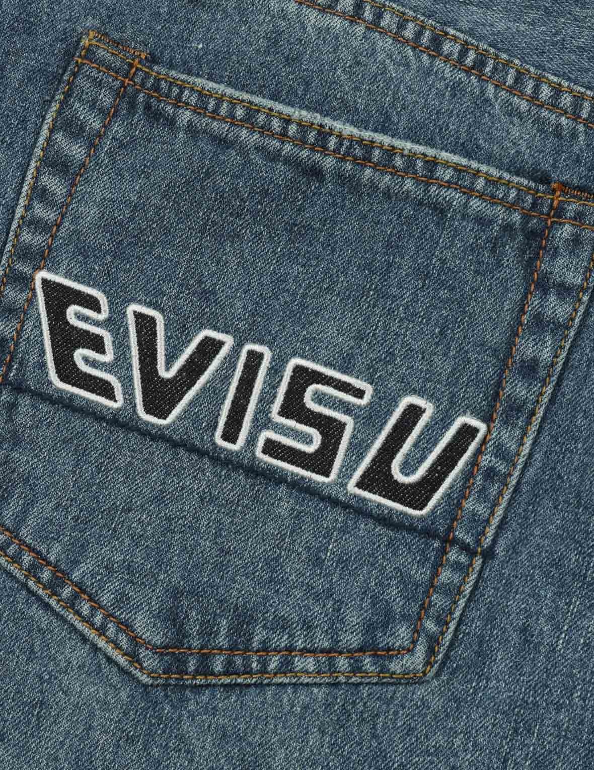 Washed and Distressed Seagull Patchwork and Logo Embroidery Cropped Jeans #2027 - 13