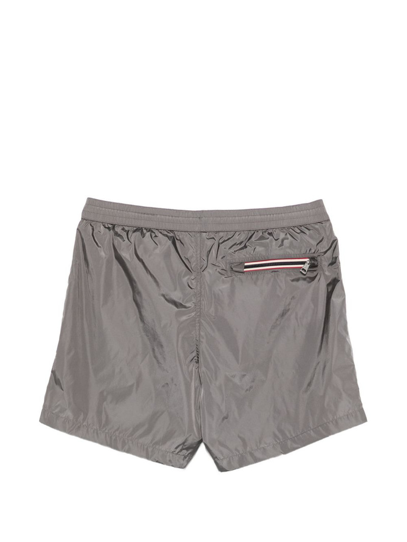 Moncler Mare drawstring logo-patch swim shorts outlook