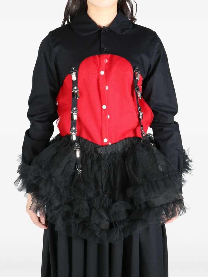 Noir Kei Ninomiya cotton skirt outlook