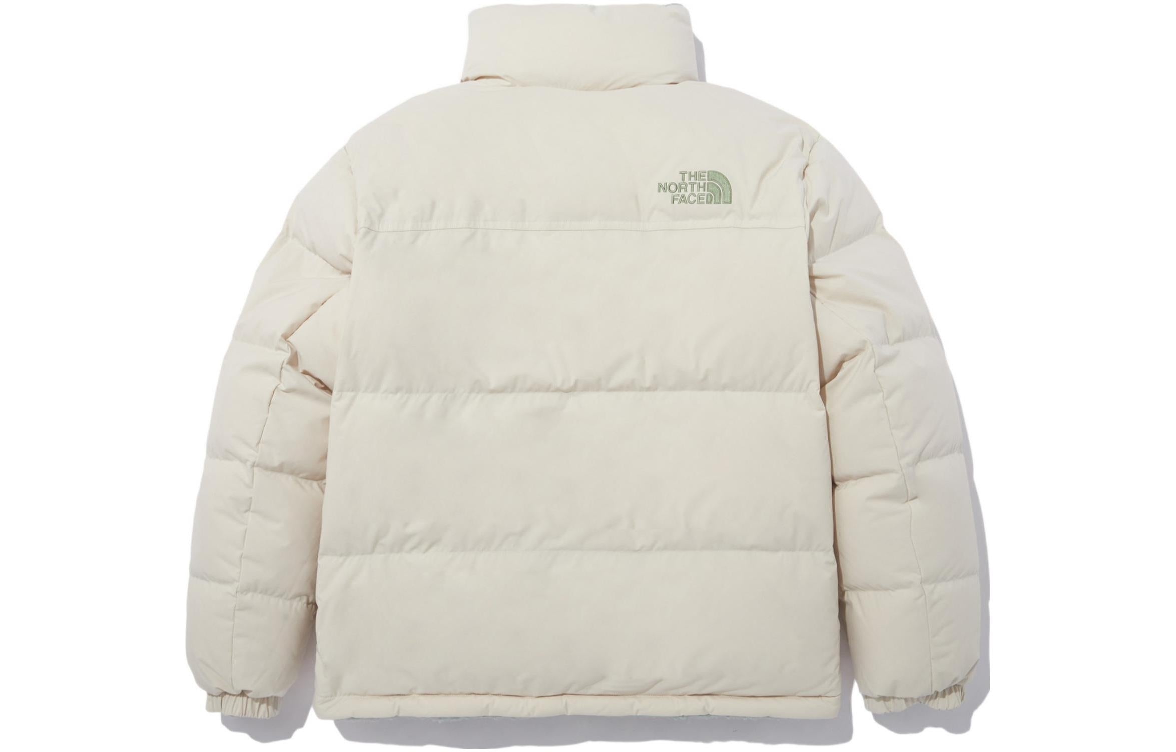 THE NORTH FACE Logo Winter Puffer Jacket 'Beige' NJ1DN77D - 3