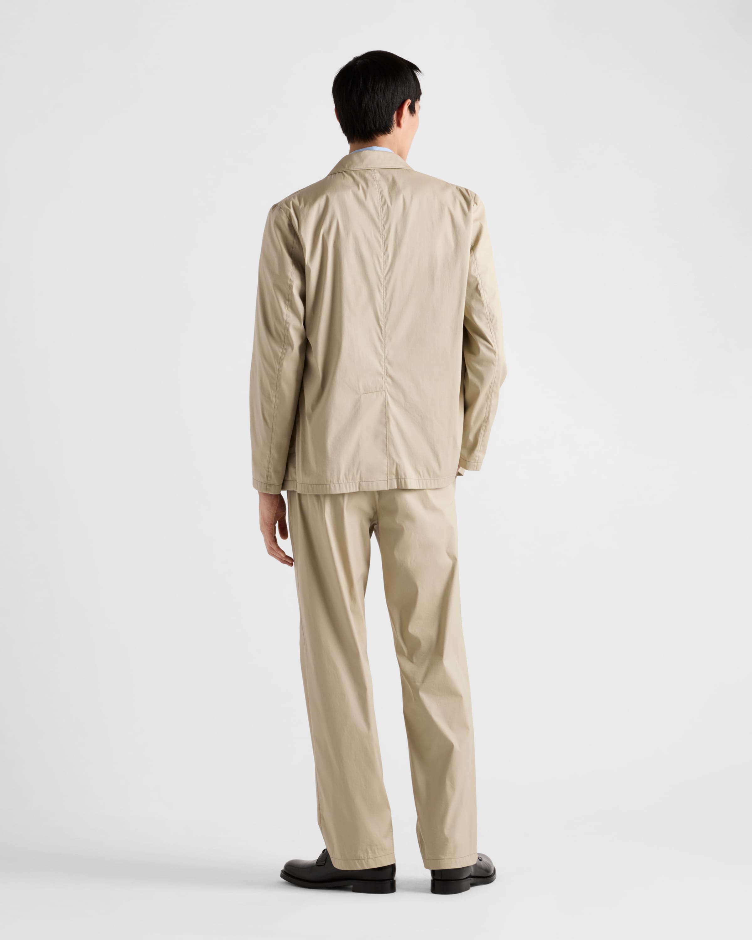 Stretch poplin pants - 5