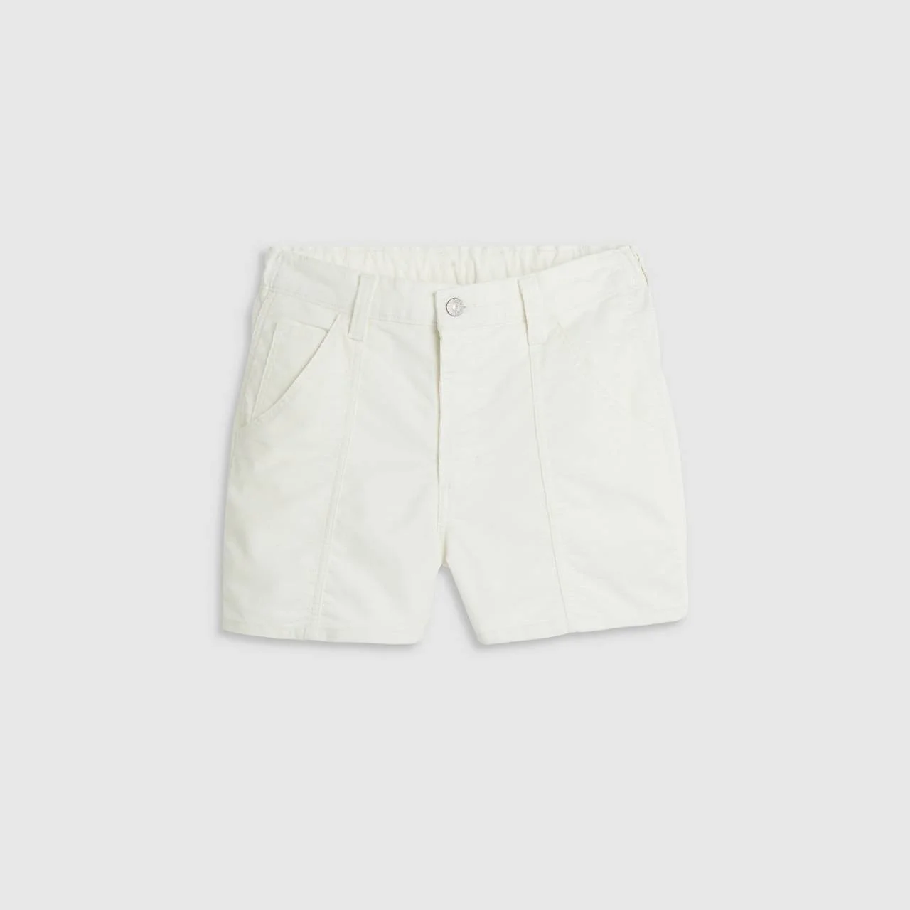 LIGHTWEIGHT CORDUROY CARPENTER WOMEN'S SHORTS - 1