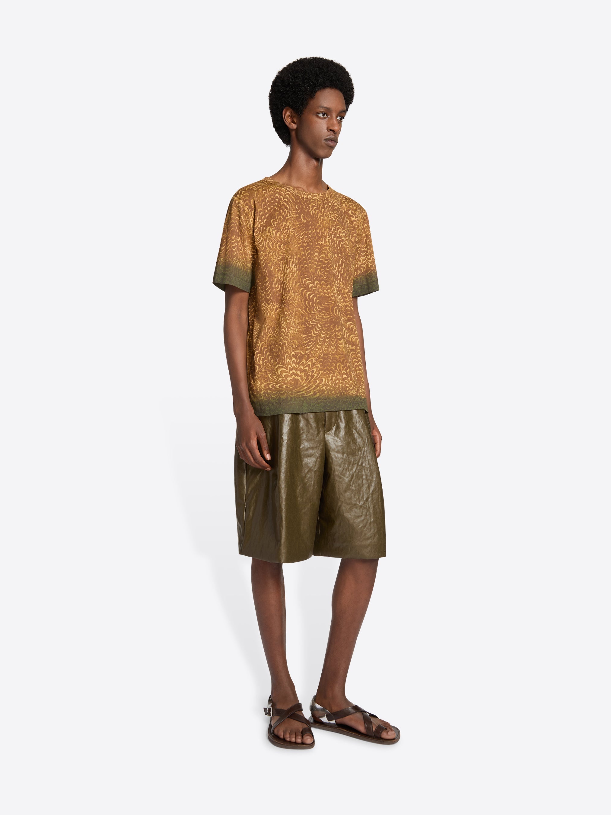 PRINTED COTTON TEE - 3