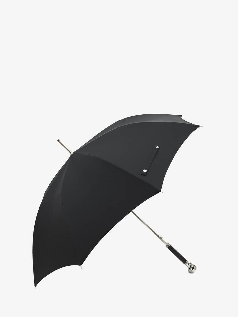 Skull Long Umbrella in Black - 2