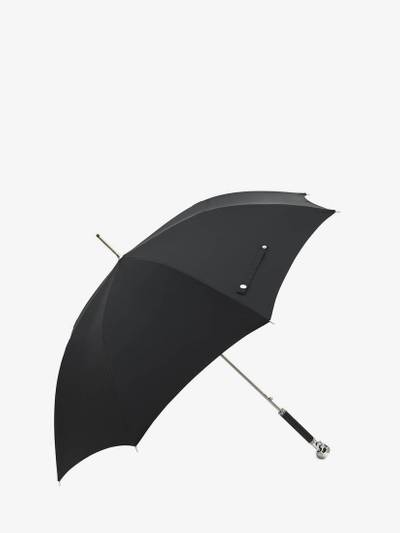 Alexander McQueen Skull Long Umbrella in Black outlook