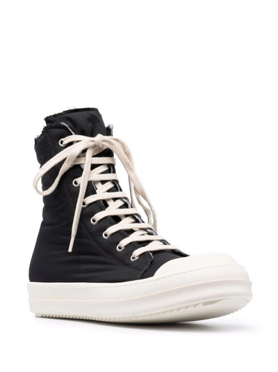 Rick Owens DRKSHDW lace-up high-top sneakers outlook