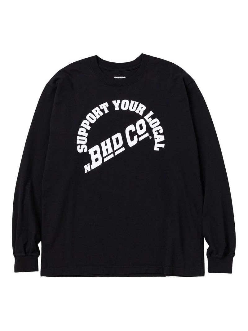 printed long-sleeve T-shirt 1