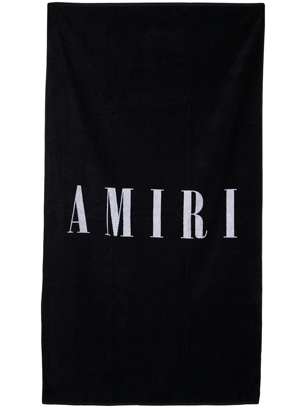 logo-print beach towel - 3