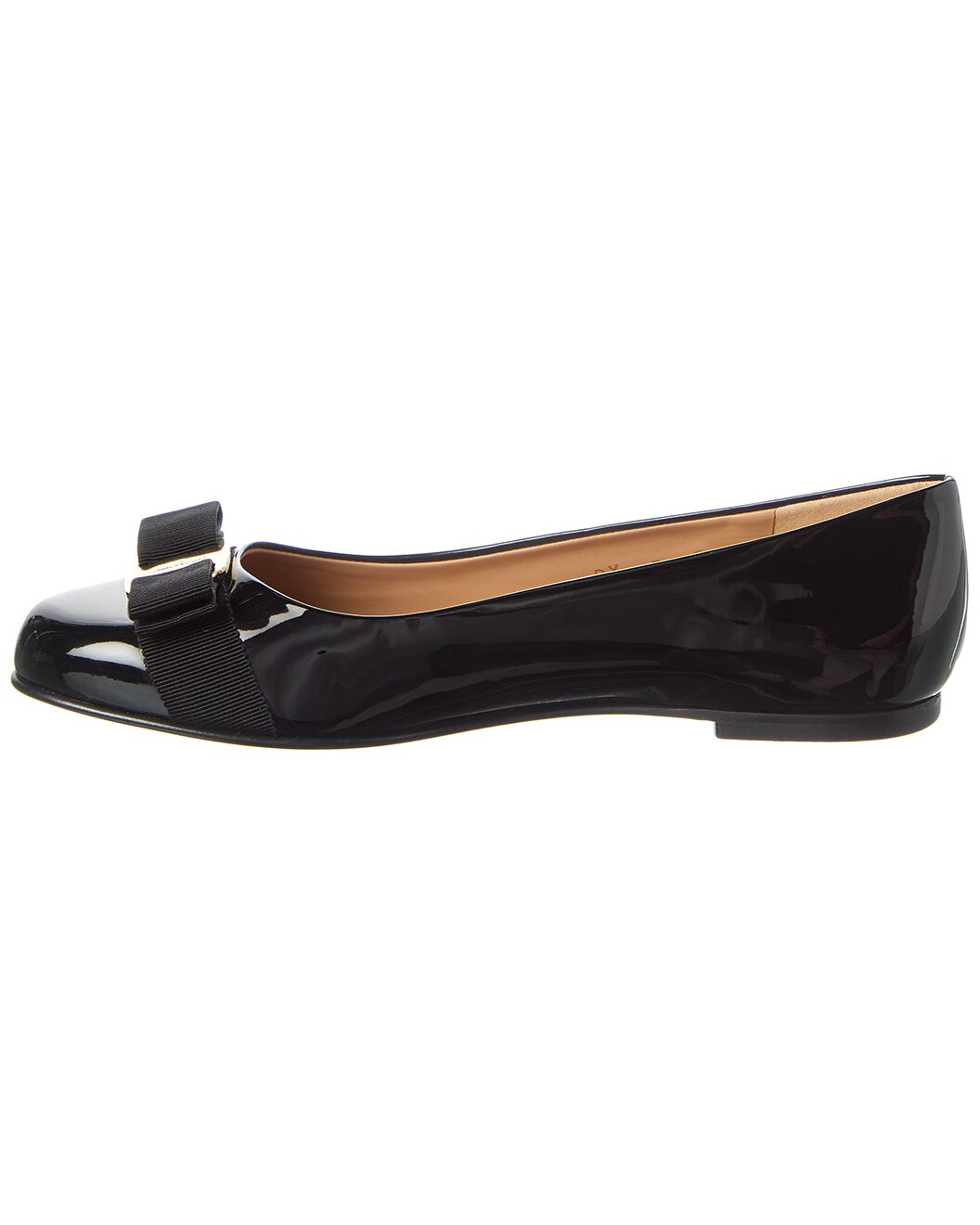 Ferragamo Leather Ballerina Flat - 2