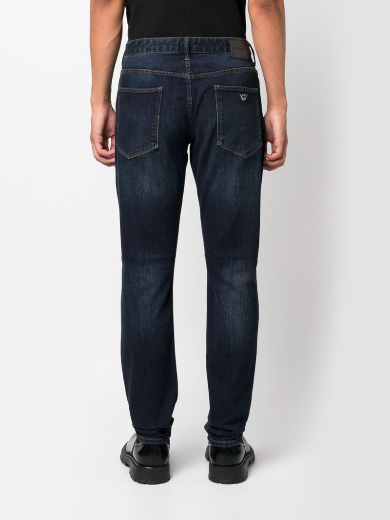 logo-plaque straight-leg jeans 4