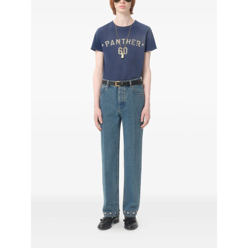 Valentino Blue Denim - Regular & Straight-Leg Jeans Men - 2