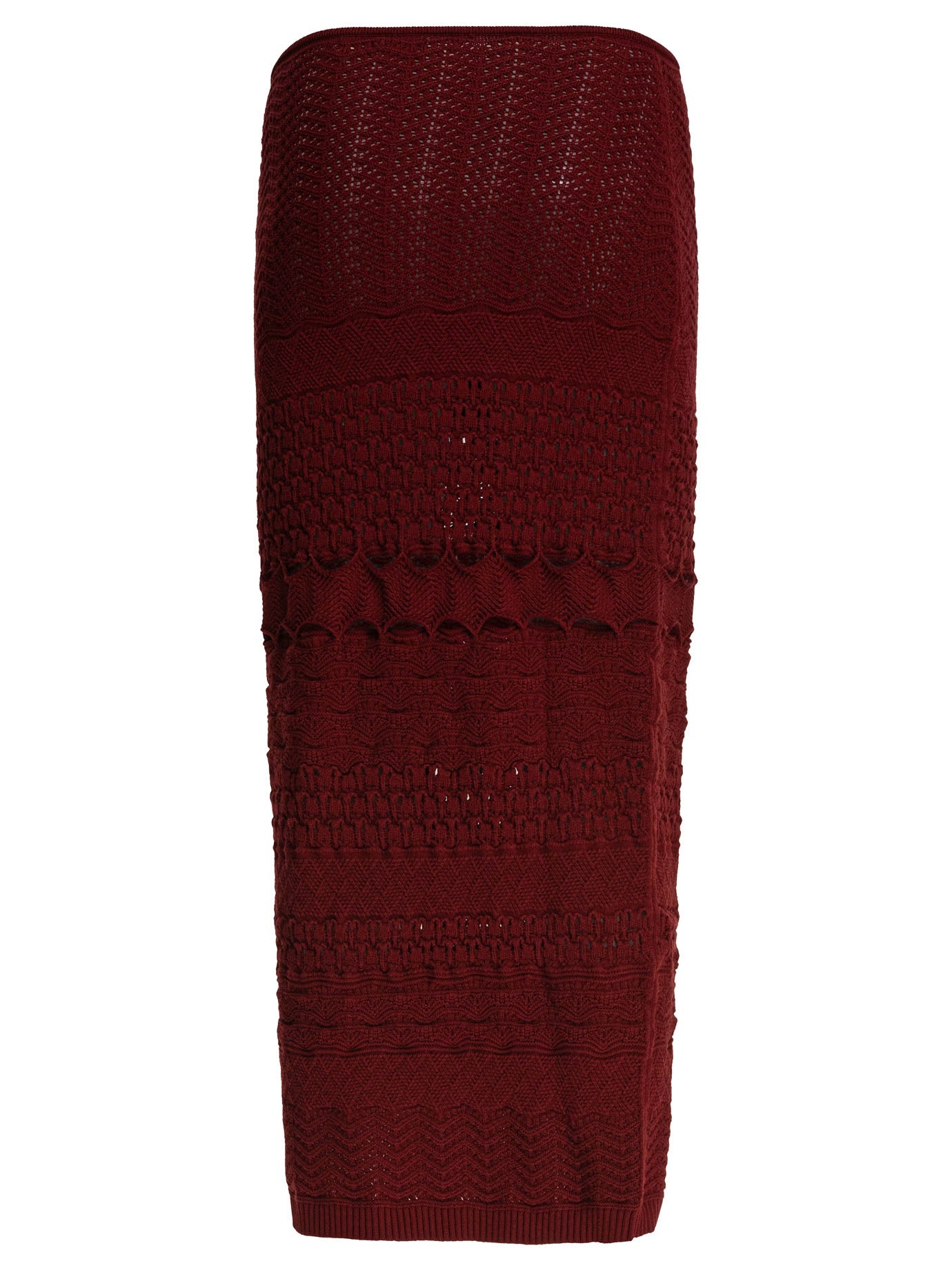Elie Saab Crochet Midi Skirt Fireball Lilys Crochet - 2