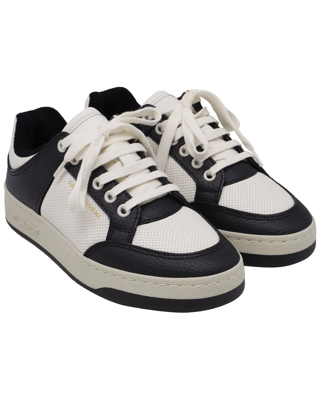 Saint Laurent Women's Leather SL/61 Low-Top Sneaker (Authentic Pre-Loved) - 1