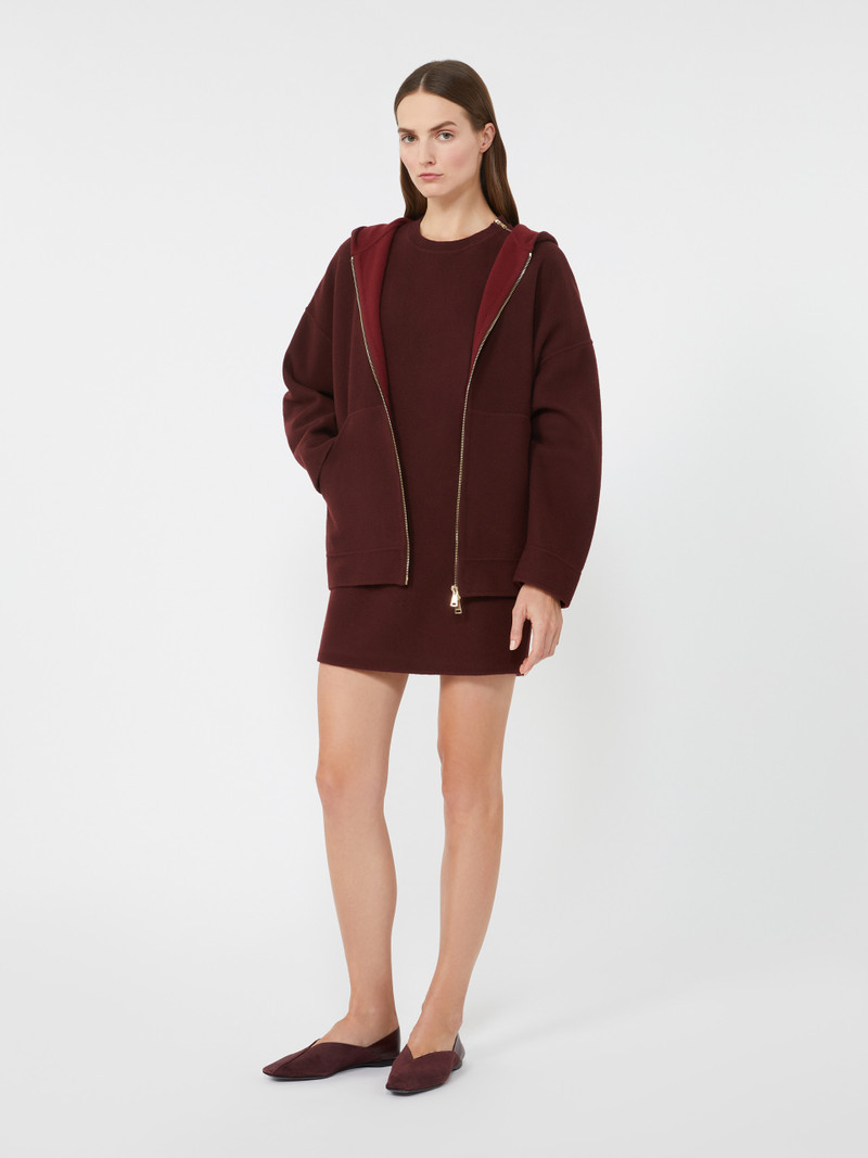 Max Mara CANADA Short, wool and cashmere jersey dress outlook