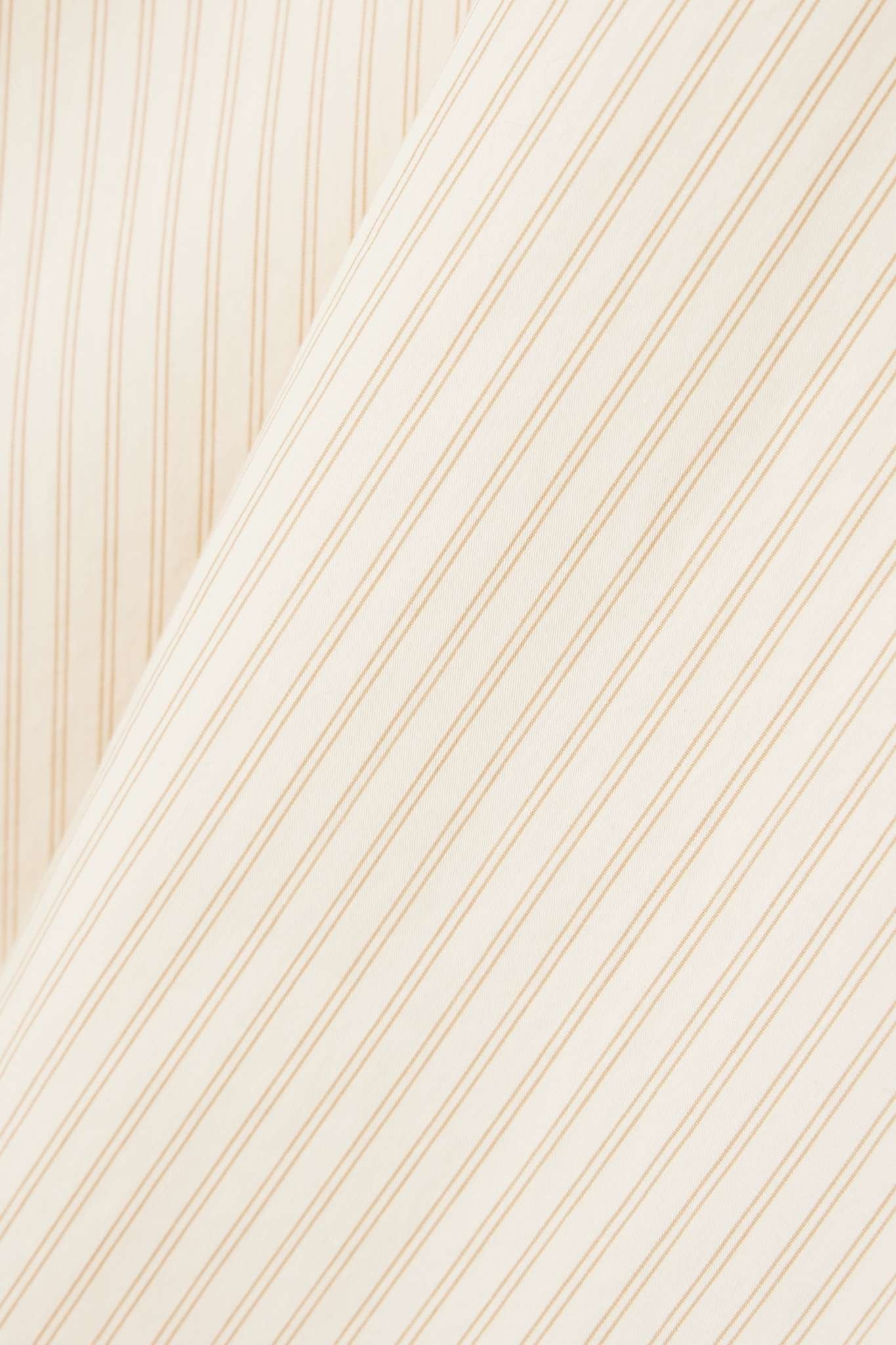 + TEKLA pinstriped organic cotton-voile shirt - 5