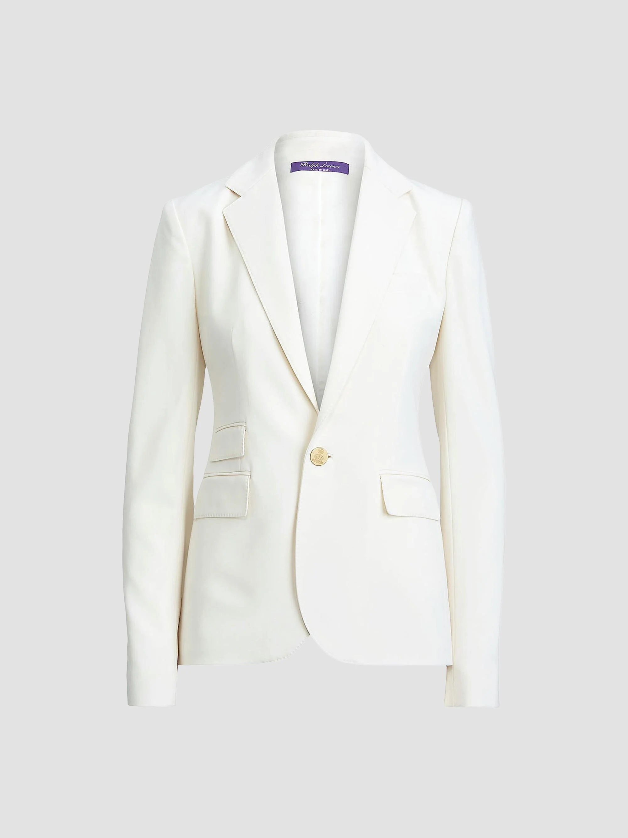 Women's Parker Stretch-Wool Jacket - Cream - 1