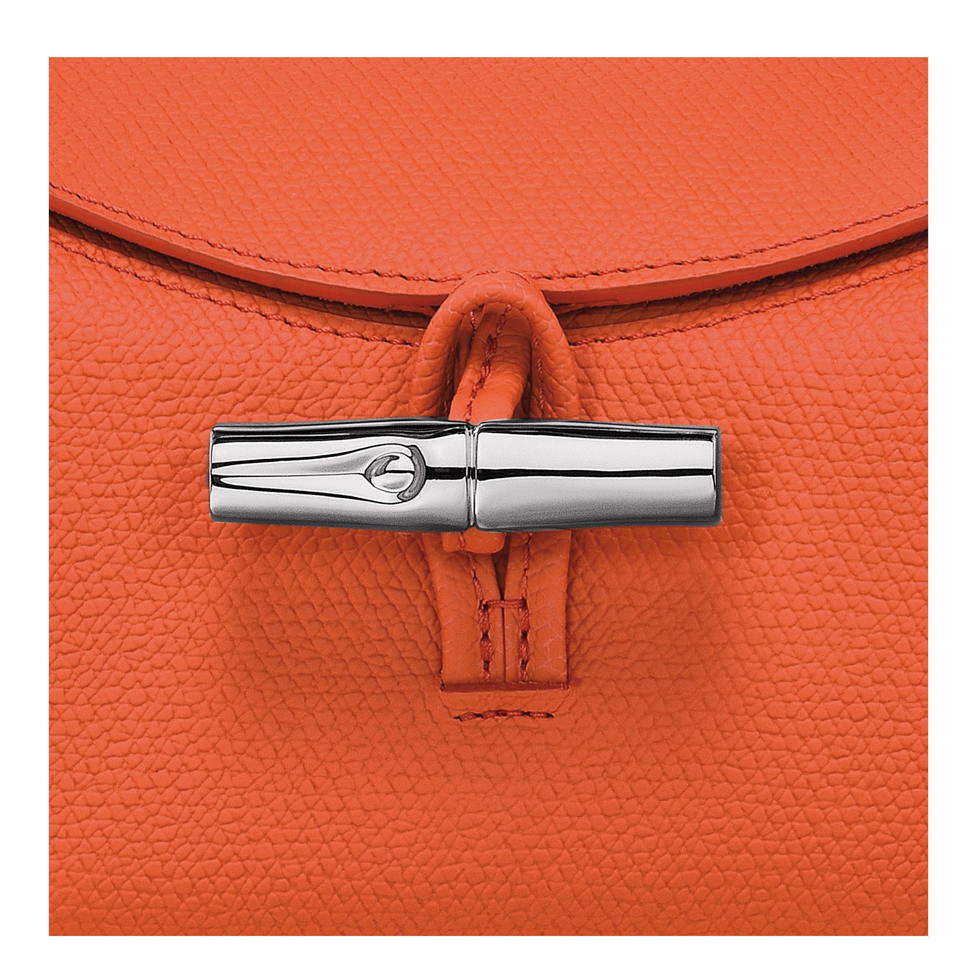 Roseau S Hobo bag Orange - Leather - 3