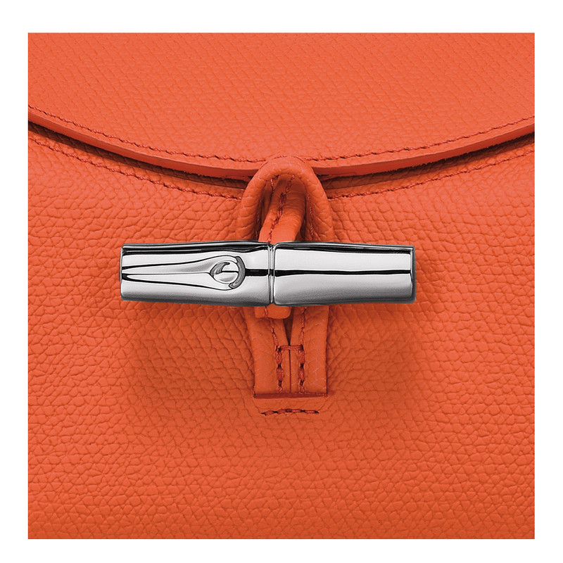 Roseau S Hobo bag Orange - Leather 3