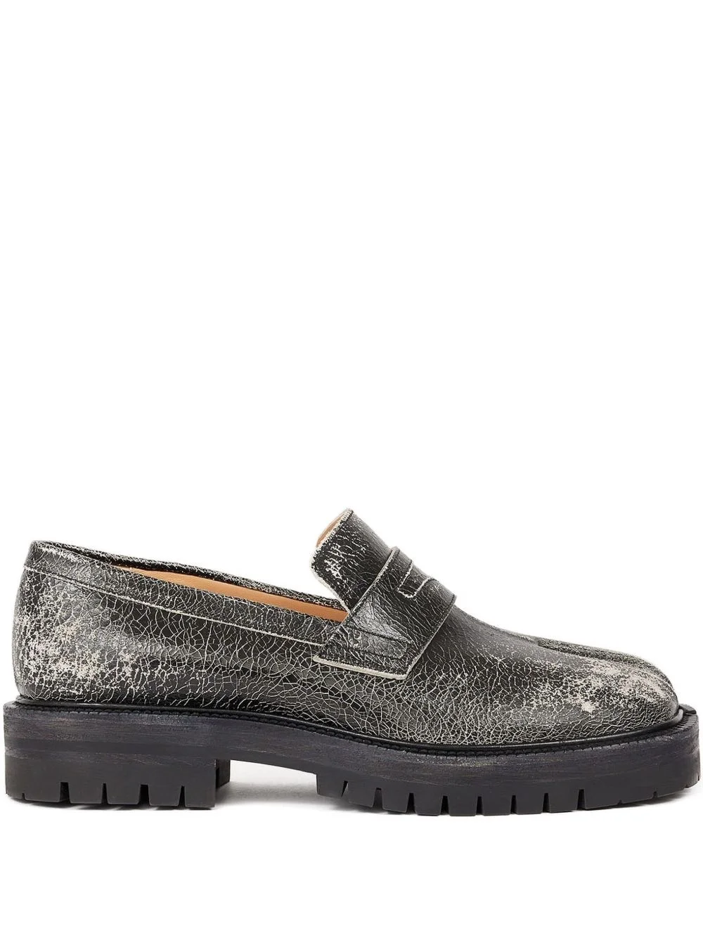 Taby County crackled loafers - 1