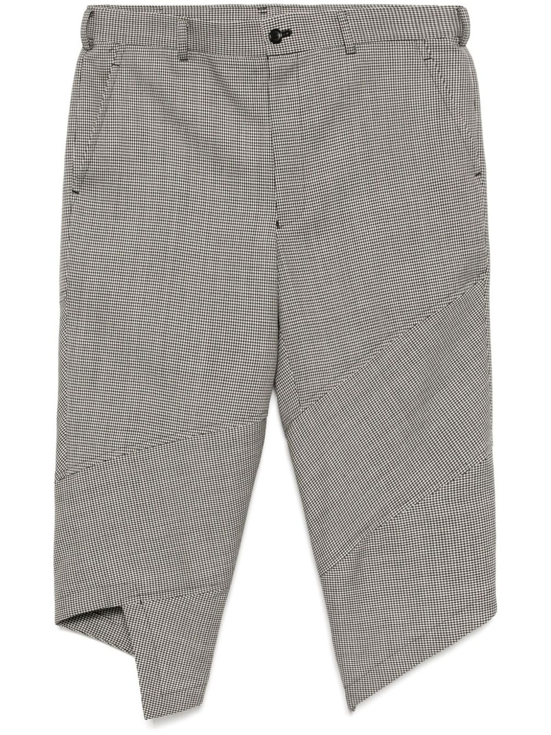 3/4 length herringbone trousers 1