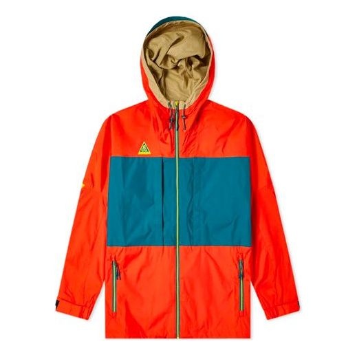 Nike ACG Anorak 'Habanero Red Geode Teal Parachute Beige' AQ2294-634 - 1