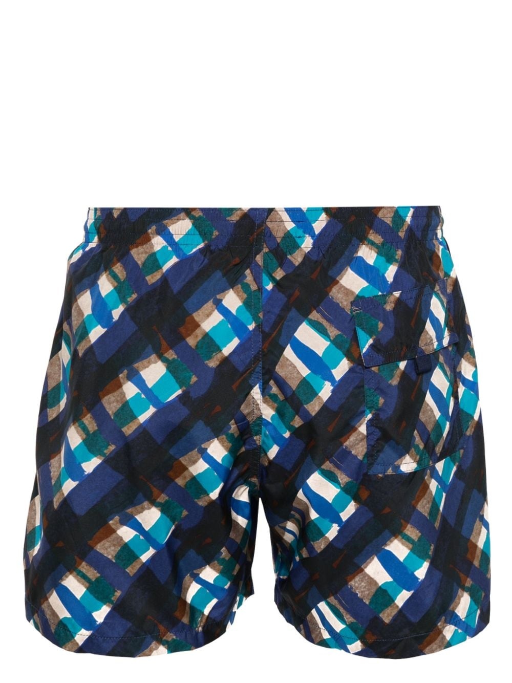 abstract-pattern swim shorts - 2