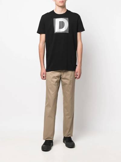 Diesel D-logo crewneck T-shirt outlook