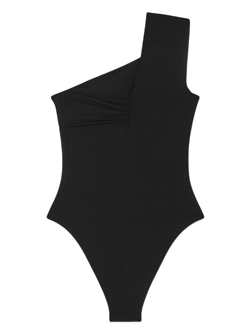 VERSACE Safety Pin gathered swimsuit outlook