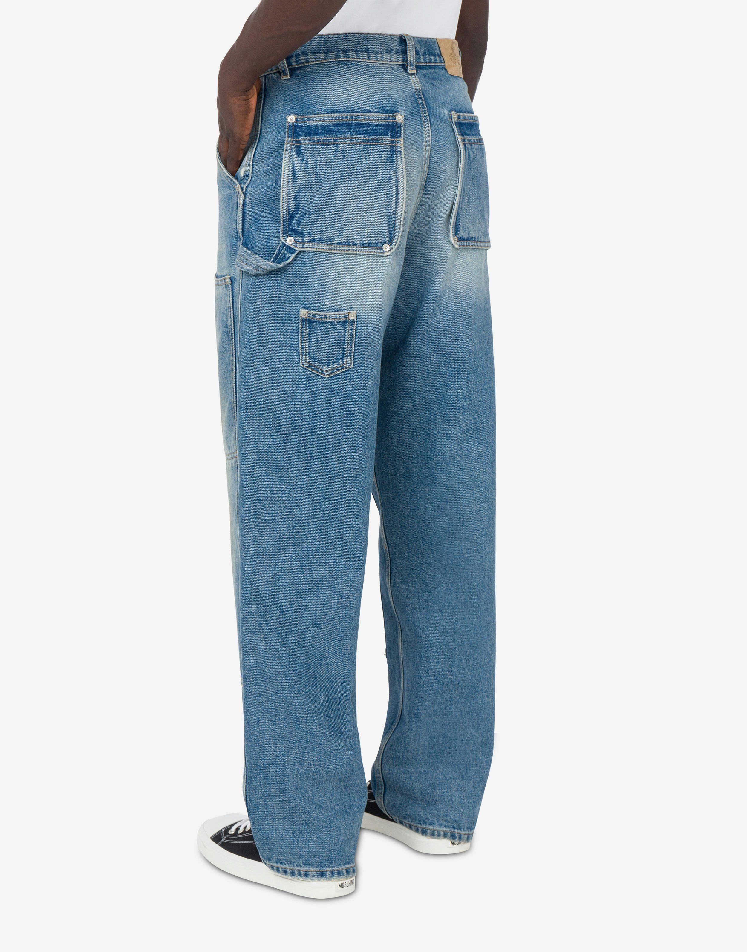 DENIM PANTS LAUREL CROWN LOGO - 3