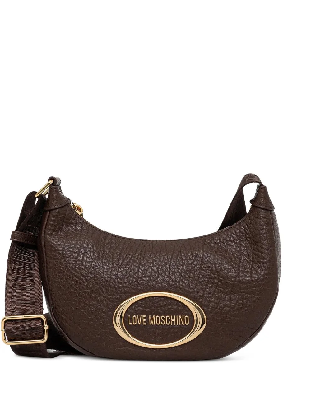 oval-logo cross-body bag - 1