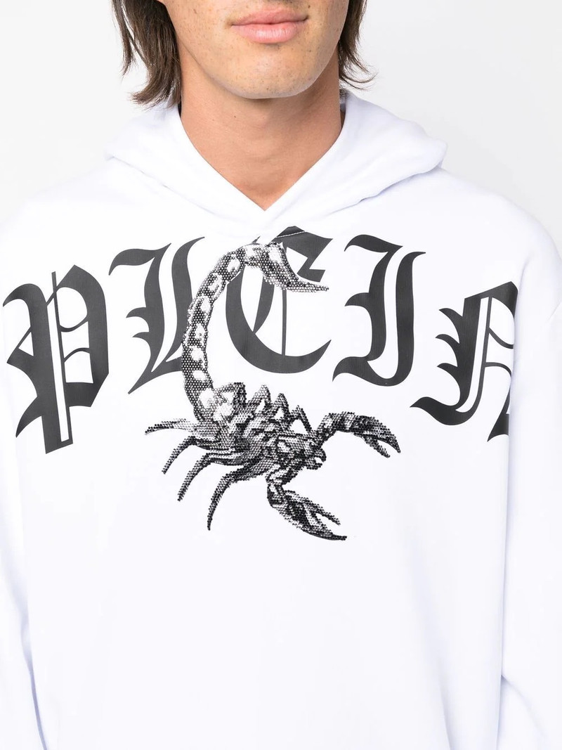 logo-print long-sleeve hoodie 5