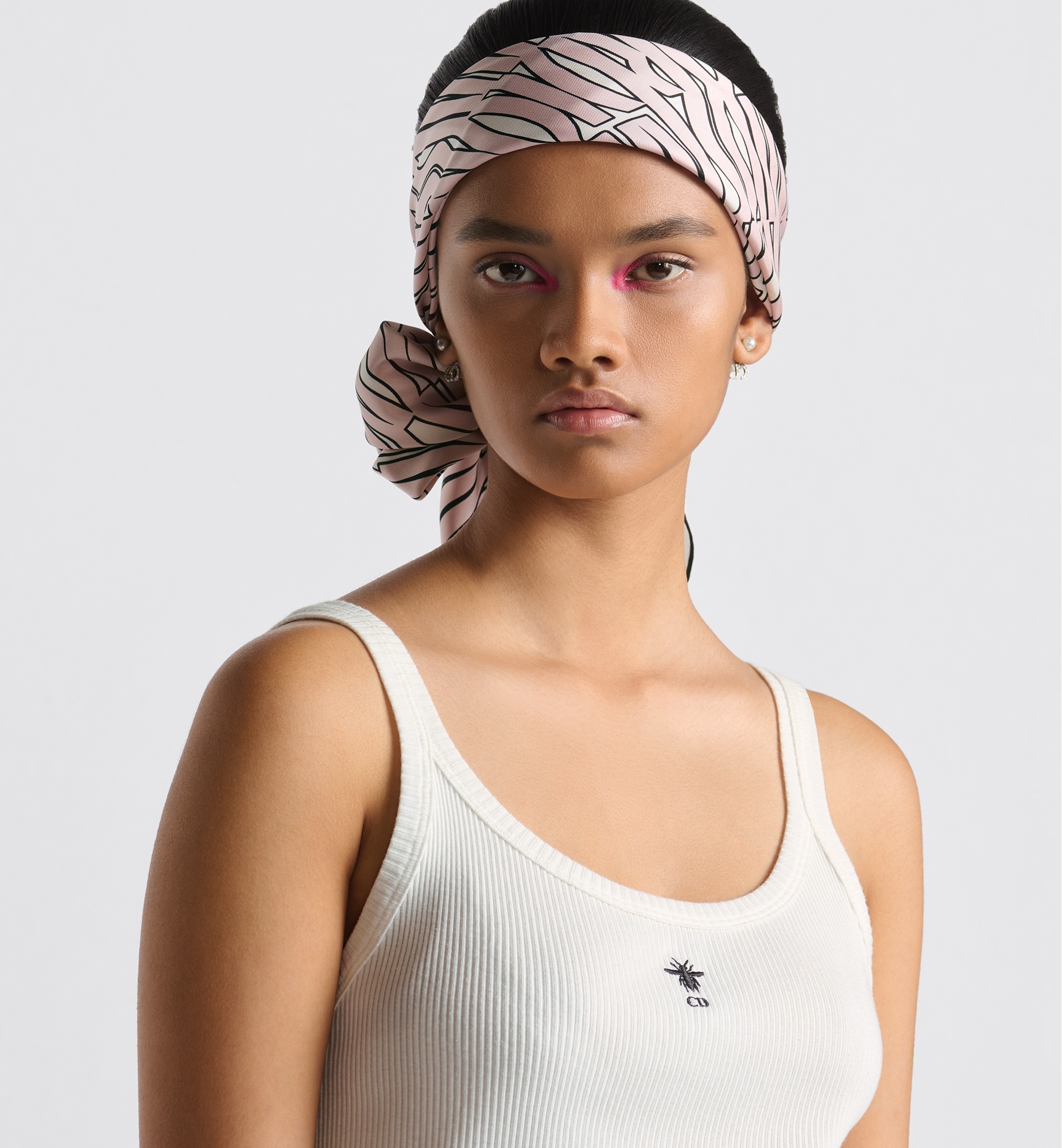 Miss Dior Allover 90 Square Scarf - 3