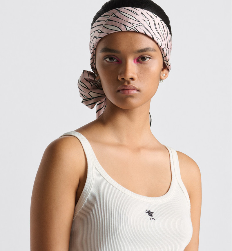 Miss Dior Allover 90 Square Scarf 3