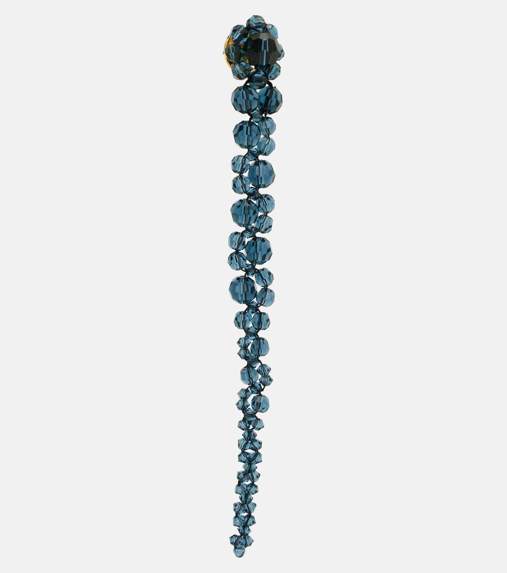 Crystal-embellished drop earrings - 2