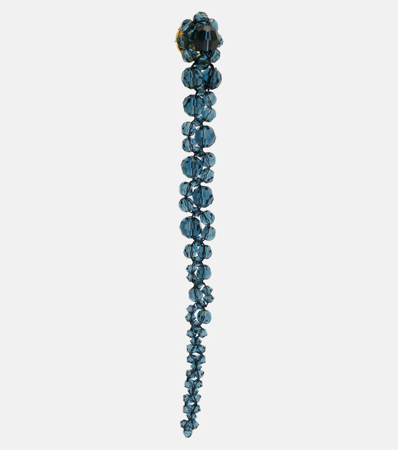 Simone Rocha Crystal-embellished drop earrings outlook