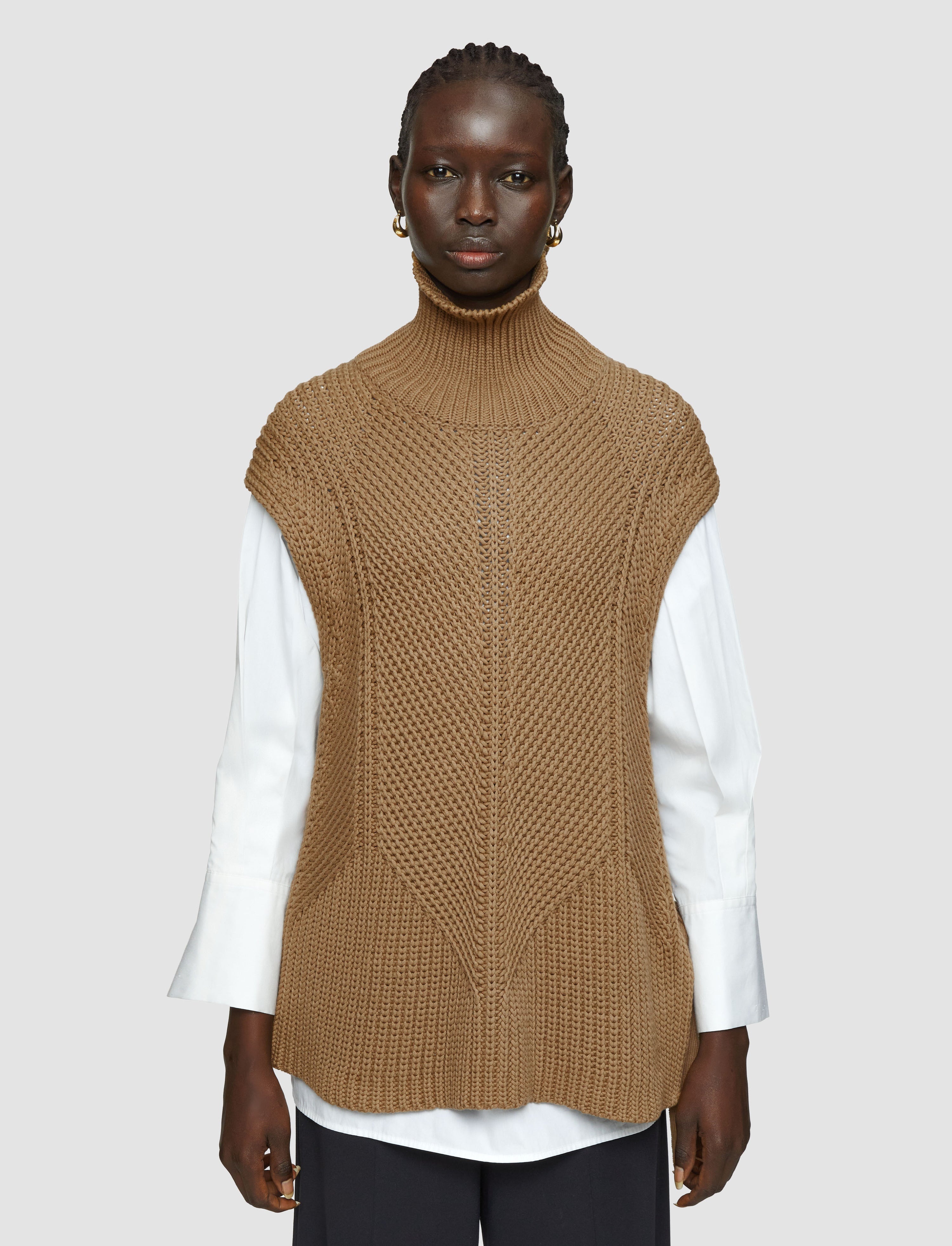 Knit Vest & Shirt Set - 3
