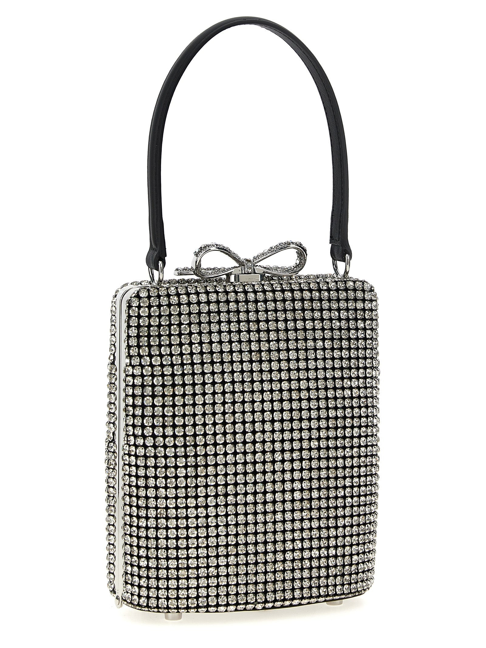 Self Portrait Women 'Silver Crystal Fishnet' Handbag - 2