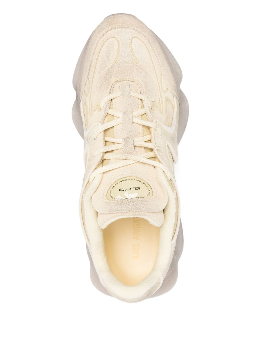 Eris suede-panelled sneakers - 4