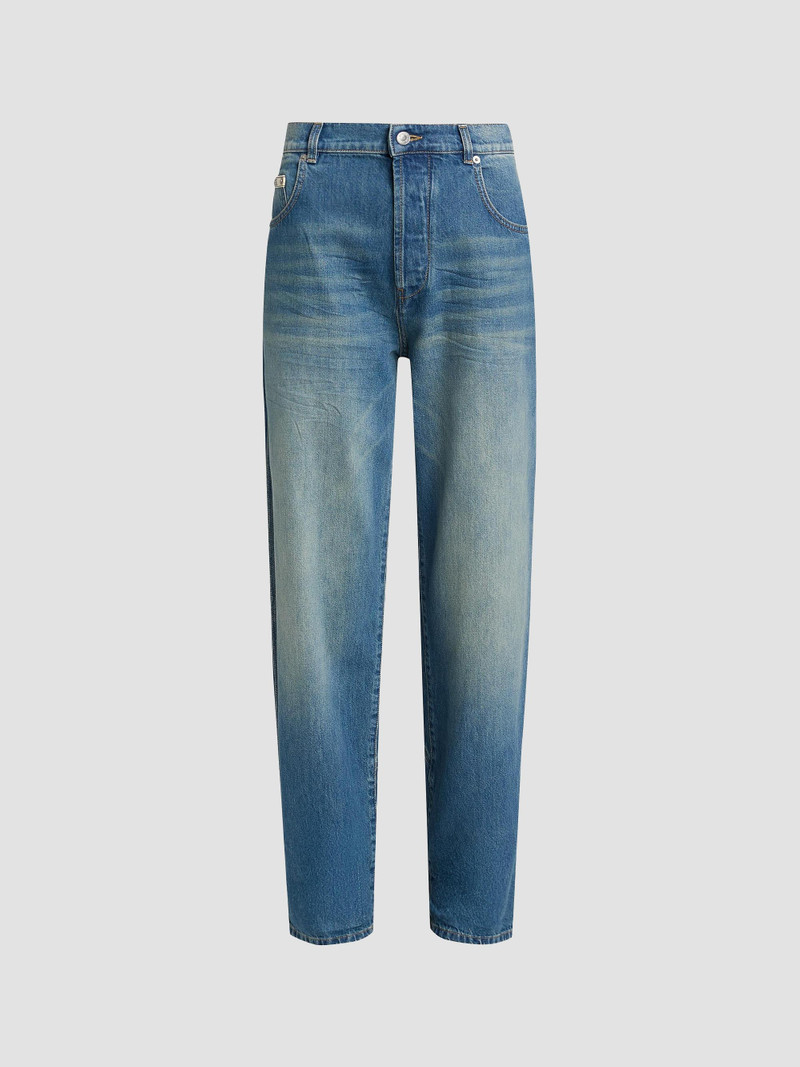 Women's Relaxed Mid-Rise Jeans - Blue 1