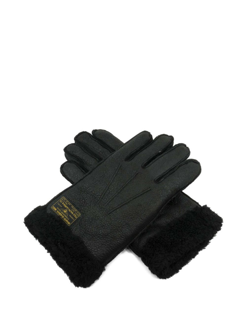 shearling-trim gloves 1