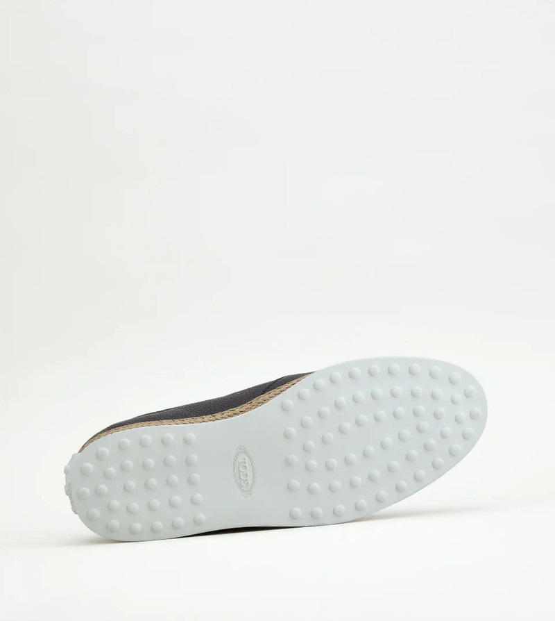 LEATHER SLIP-ONS - BLUE 3