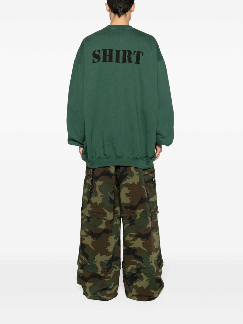 Sweat cotton-blend sweatshirt - 5