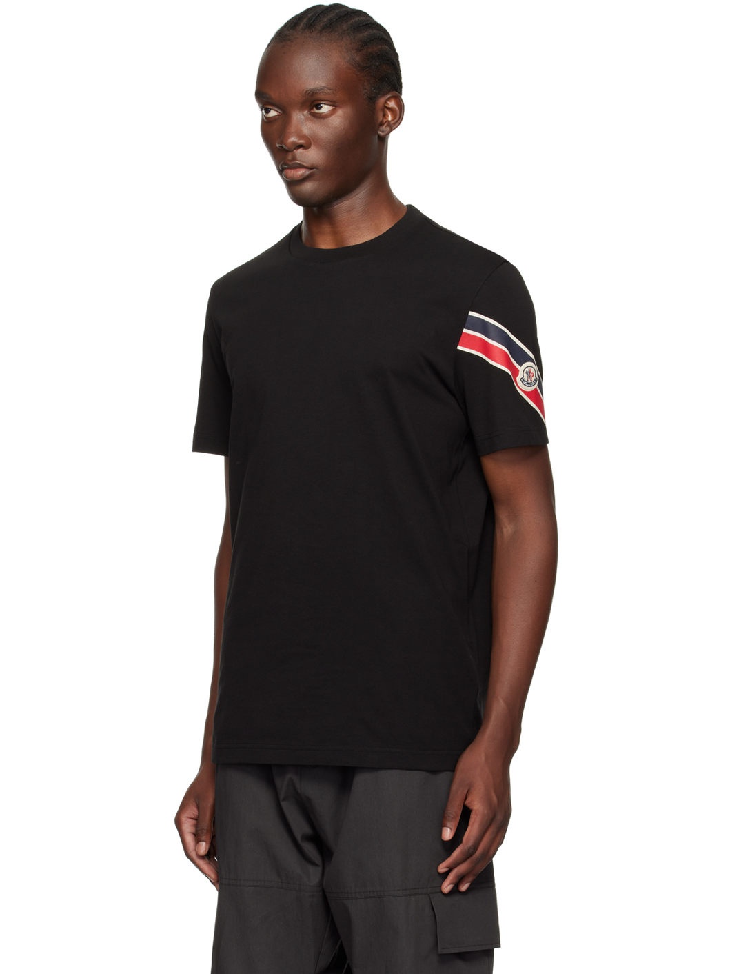 Black Tricolor T-Shirt - 4