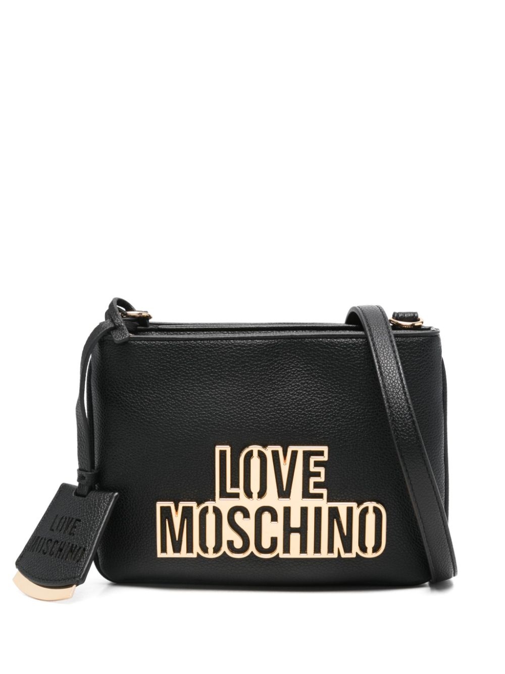 logo lettering crossbody bag - 1