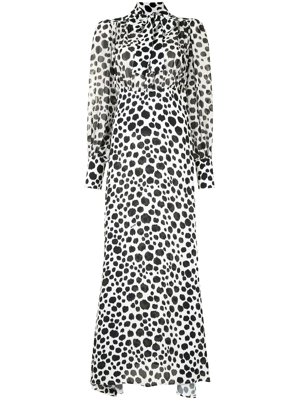 leopard-print maxi dress - 1