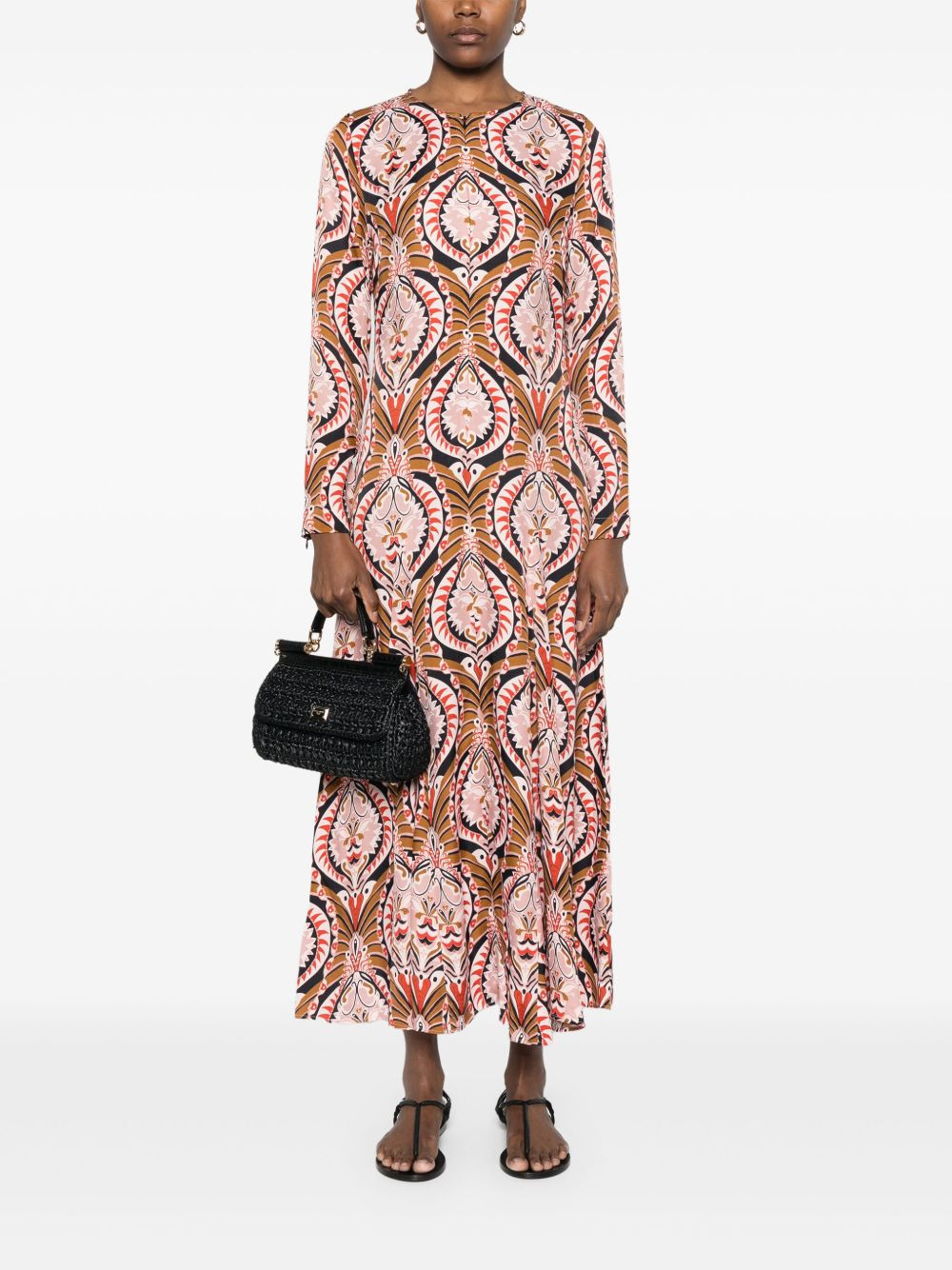 Pineapple Jewelry midi dress - 2