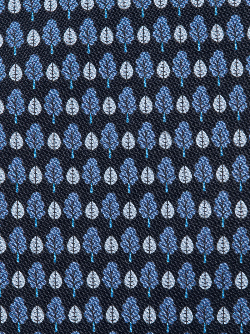 ZEGNA DARK BLUE SILK TIE outlook