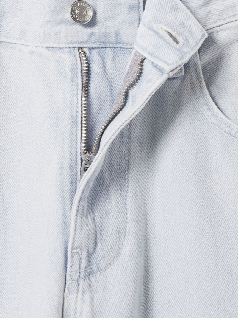 light blue wide-leg jeans 6