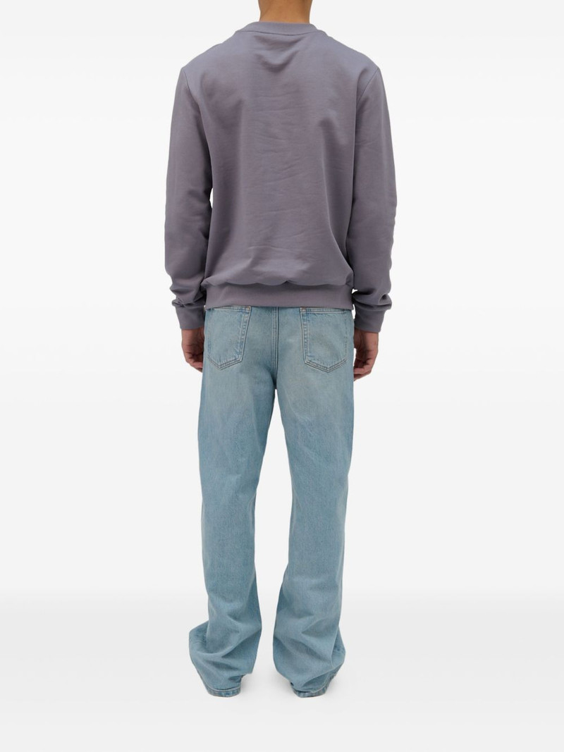 logo-detail crew-neck sweatshirt 3